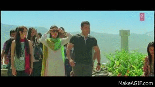 I love you (Full song) Bodyguard feat. Salman khan, Kareena Kapoor on Make  a GIF