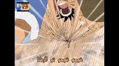 One Piece: Luffy vs Don Krieg on Make a GIF