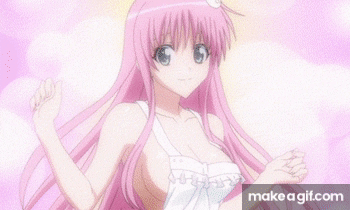 Cute Anime Yui Yamada Blushing GIF | GIFDB.com