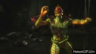 Mortal Kombat Reptile Fatality celebration - GIF - Imgur