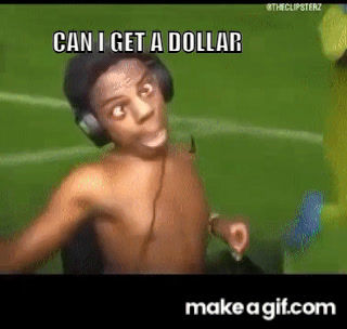 Ishowspeed - “can I get a dollar please” on Make a GIF