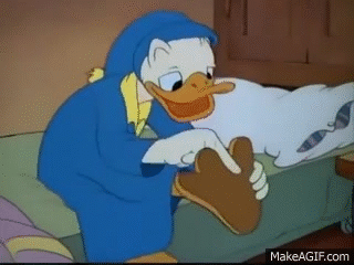 Early to Bed | A Donald Duck Cartoon | Have a Laugh! on Make a GIF