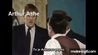 Arthur Ashe on Make a GIF
