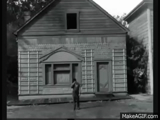 Buster Keaton Falling House Clip On Make A Gif