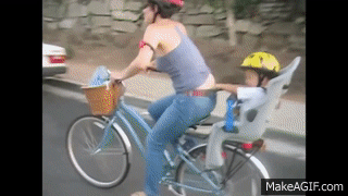 Hot Mom Gets Thong Wedgie On Bike Ride | Slow-Motion on Make a GIF