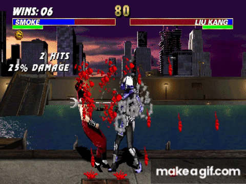Ultimate Mortal Kombat 3 - Cyborg Smoke - Bomb Fatality 
