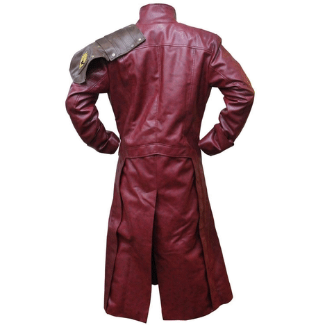Chris Pratt Guardians of The Galaxy Peter Quill Trench Leather Coat on ...
