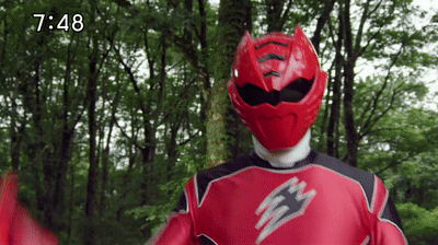 gokaiger red gif