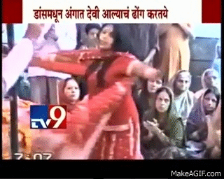 Radhe Maa's New Dance Video Viral-TV9 on Make a GIF