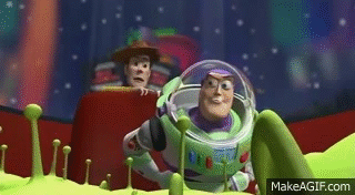 Image result for TOY STORY BUZZ LIGHTYEAR  ALIEN GIFS