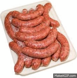 Spinning sausage on Make a GIF