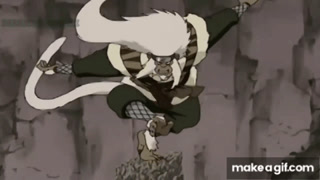 Orochimaru Vs The Third Hokage Hiruzen Sarutobi English Sub on Make a GIF