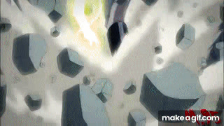Natsu vs Laxus Full Fight - (English Sub - Ganesh N) animated gif