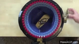 Making A Hat in less than 30 minutes on the addi Express Knitting Machine 