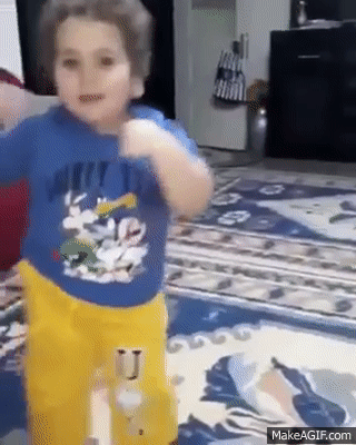 fat kid dancing