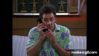 Kramer Beoir Gif YARN | Kramer? Hey, Buddy. Hey. | Seinfeld (1993)