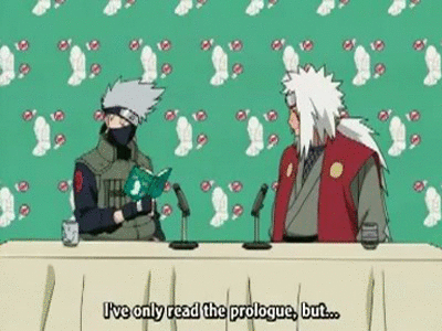 kakashi and romance books on Make a GIF