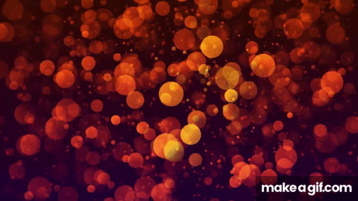 emDASH MOVE ４th color HYPE ORANGE G.I.D 4K Warm Orange Particle Moving Abstract Motion Animation Video