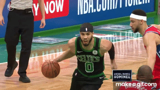 Jayson Tatum Dunks on Al Horford! 2019-20 NBA Season on Make a GIF