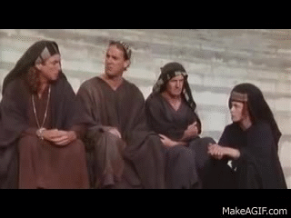 Monty Pythons The life of Brian - I want to be a woman on Make a GIF