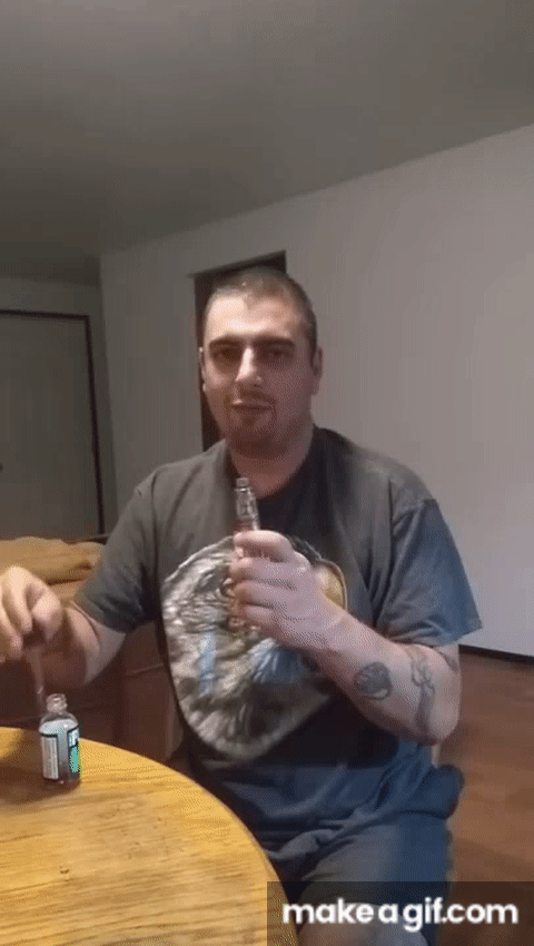 Vape death! Guy hits vape and dies instantly!!! Must see footage!!! on Make  a GIF