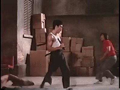 Bruce Lee - Nunchaku on Make a GIF
