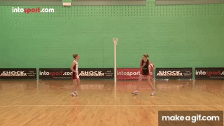 bounce pass in netball
