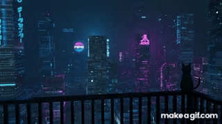 Cyberpunk City Live Wallpaper - MoeWalls