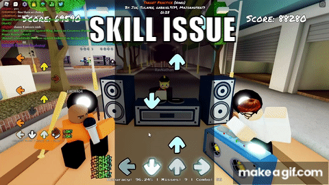 Skill Issue Roblox GIF - Skill Issue Roblox Roblox Da Hood