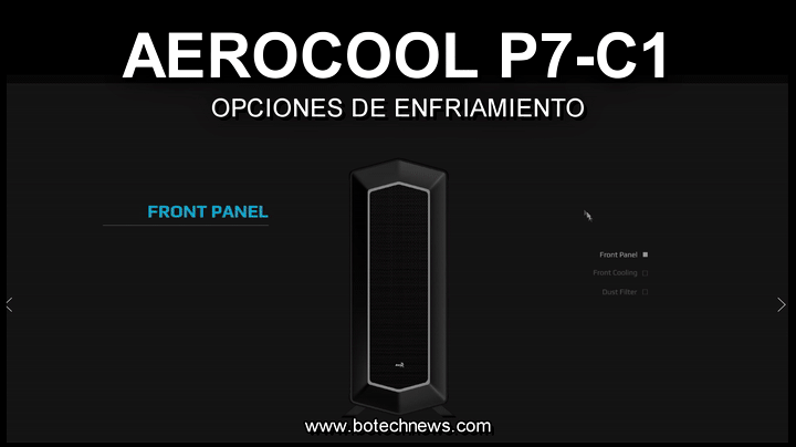 Aerocool P7-C1 Chassis Cooling