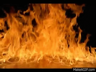 Super Fire Slow motion Background Animation Motion Graphics HD on Make