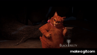 Shrek Puss in Boots animated GIF