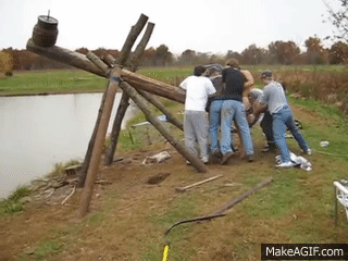 Human Catapult Centralia Style on Make a GIF