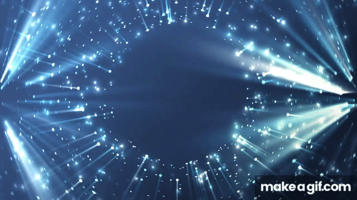 4K Blue Rays of Light - Glowing Ring Moving Background #AAVFX Live Wallpaper  on Make a GIF
