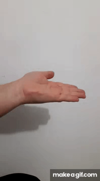 flexión y extensión de dedos on Make a GIF