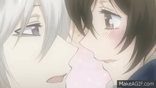 Tomoe And Nanami Kiss! Kamisama Hajimemashita OVA 4 // 巴衛 と 々生 キス on Make a  GIF