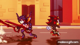 Shadow VS Ryūko Matoi (Sonic the Hedgehog VS Kill la Kill)