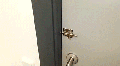 Ingenious door lock on Make a GIF