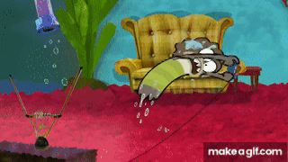 Fish Hooks - Oscar the Fish You're Watching Disney Channel bumper [HD] on  Make a GIF