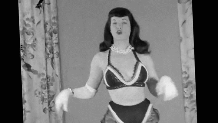 Bettie Page Reveals All 2012 Official Shaking on Make a GIF.