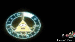 Gravity Falls All appearances of Bill Cipher in season 1 on Make a GIF