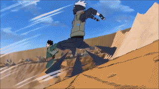 Kakashi & Guy Funny Moments - Naruto Shippuuden on Make a GIF