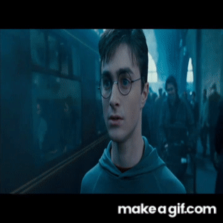 Harry Potter meets Lord Voldemort at the Platform! Funny! on Make a GIF
