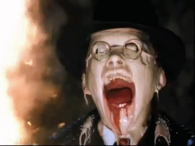 Image result for raiders of the lost ark melting face gif
