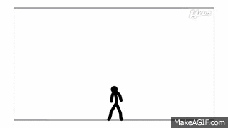 stick figure dancing animation clipart