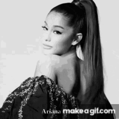 Ariana Grande🖤 on Make a GIF