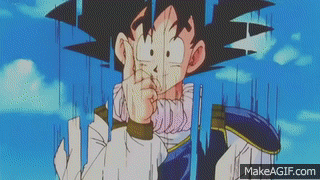 Goku Instant Transmission on Make a GIF