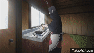 Itachi Making Eggs For Sasuke on Make a GIF