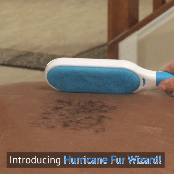 Sick of #fur being all over the place? BEHOLD – The Hurricane Fur Wizard!  BUY... on Make a GIF