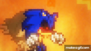 Dark Sonic vs Sonic exe on Make a GIF